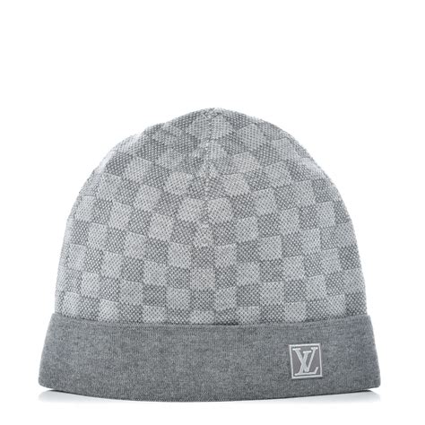 grey beanie lv|grey louis vuitton beanie.